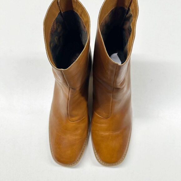 Korks by Kork Ease Violet Tan Leather Bootie Womens Size 9.5 - Picture 6 of 15